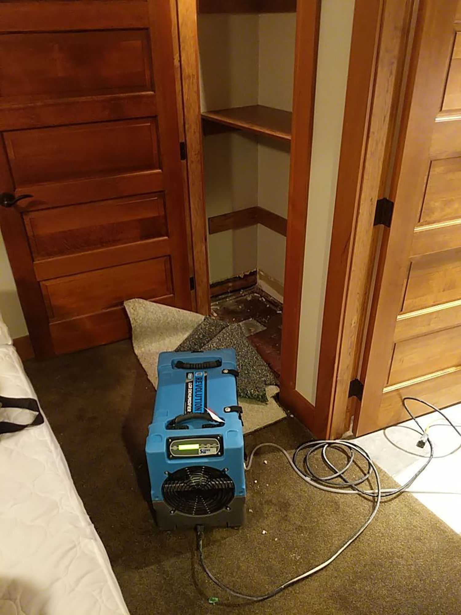 Drying out interior