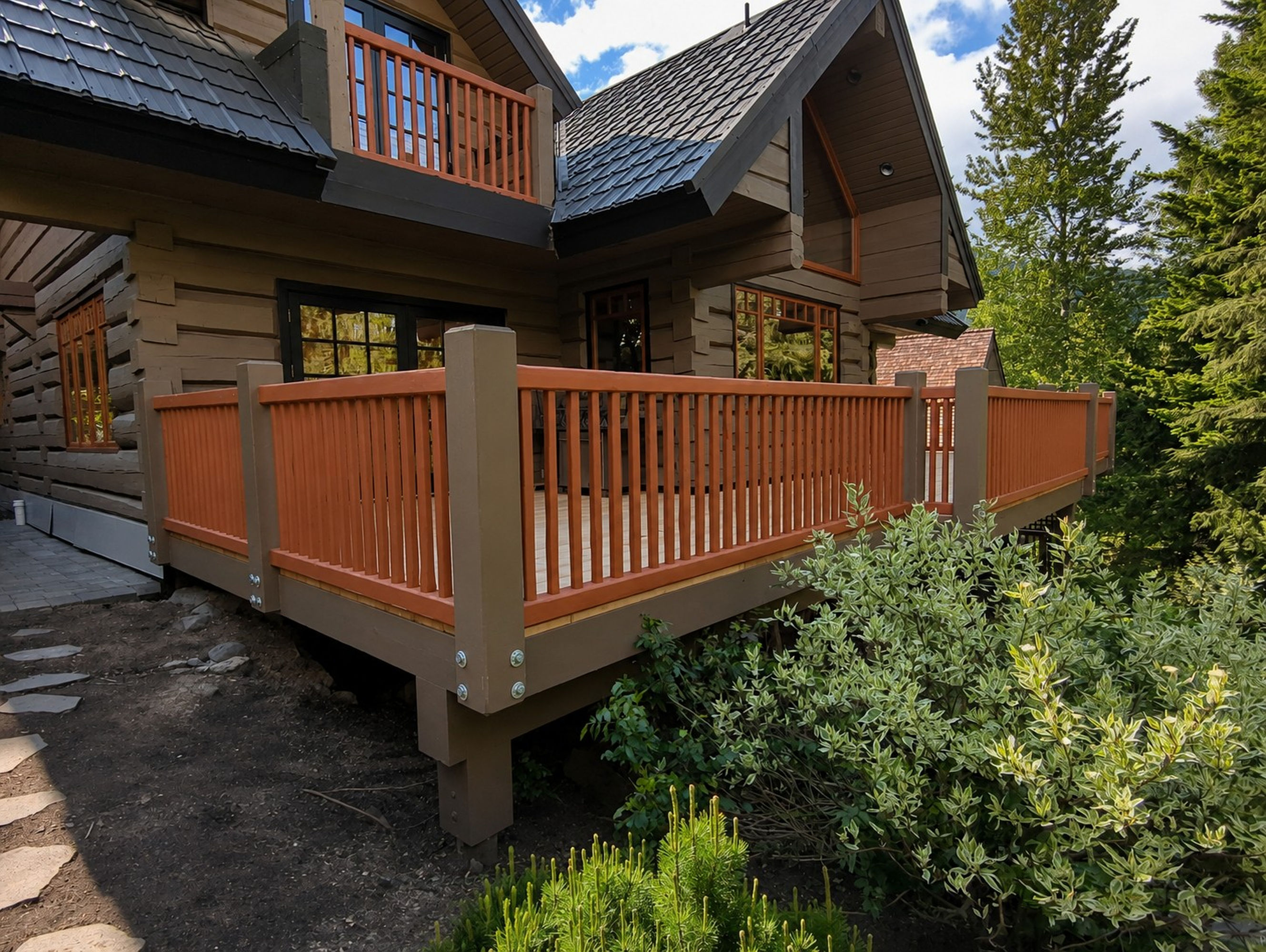 Completed deck