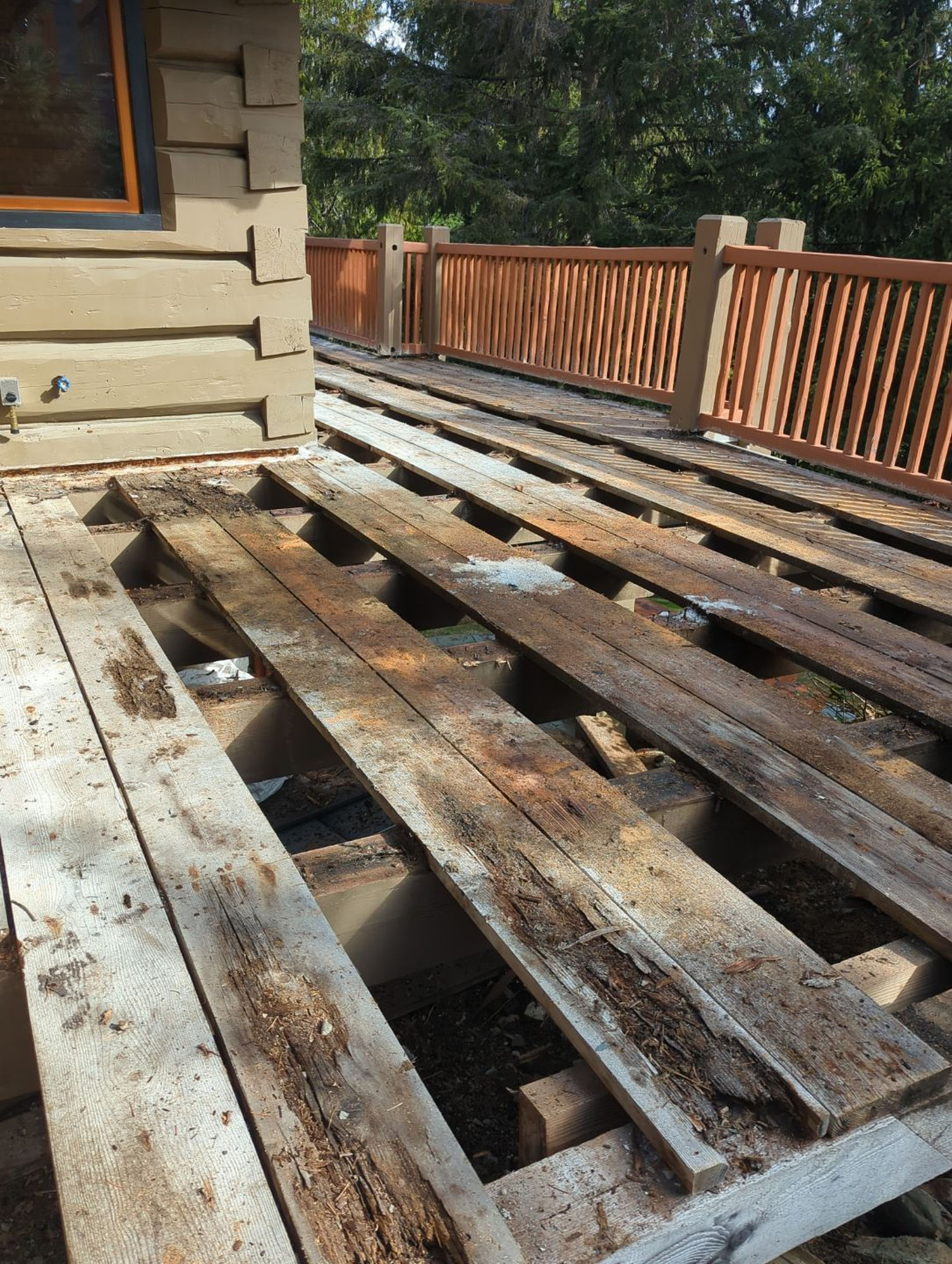 Existing deck condition