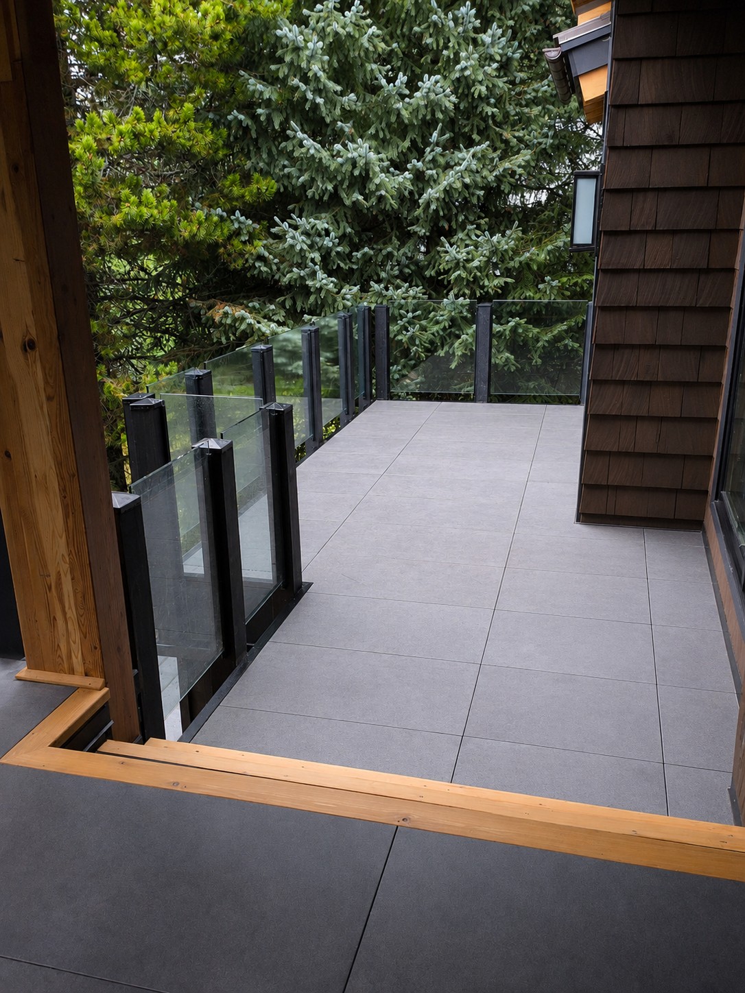 Completed paver install on upper deck