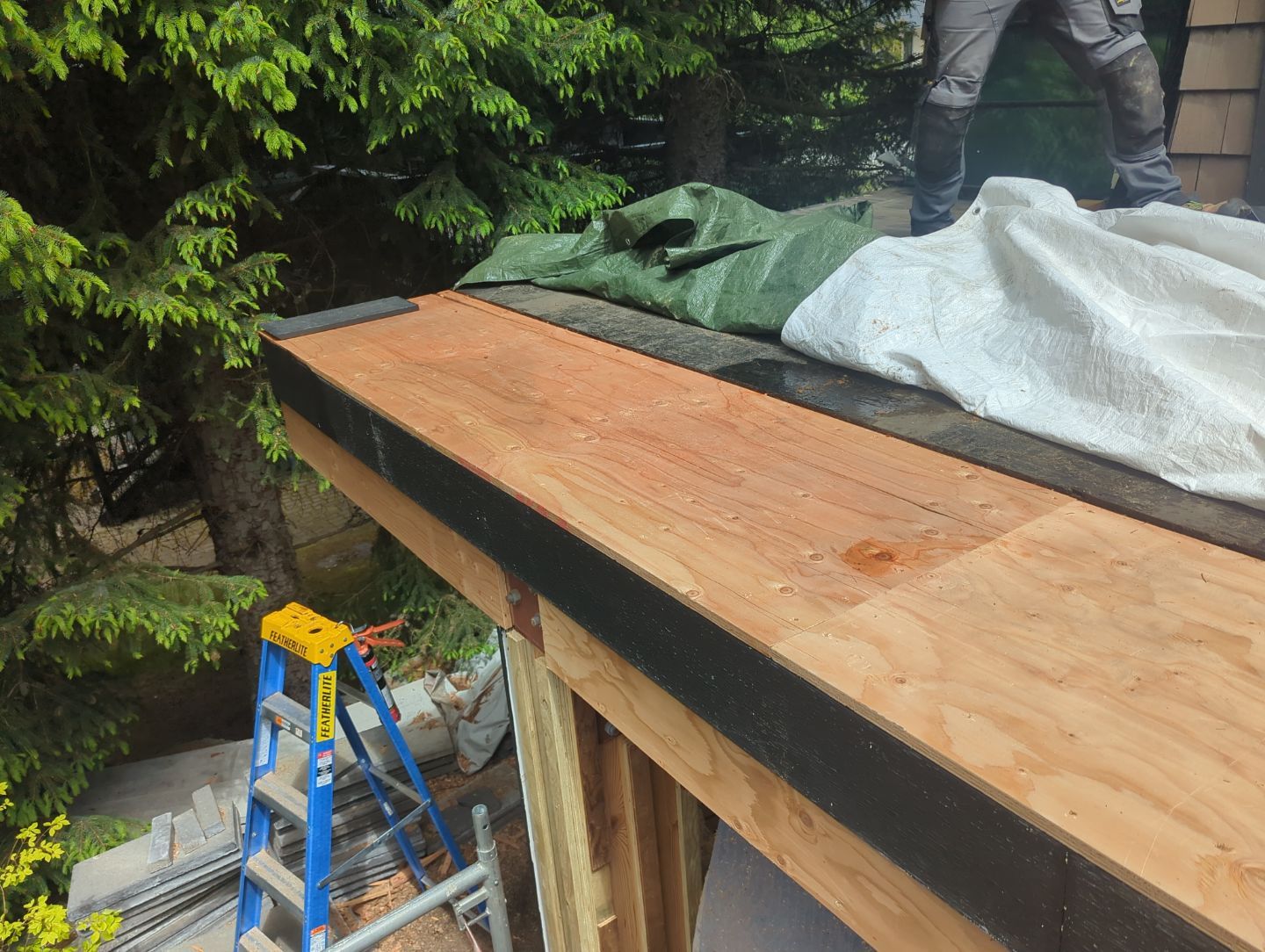 Subfloor installed